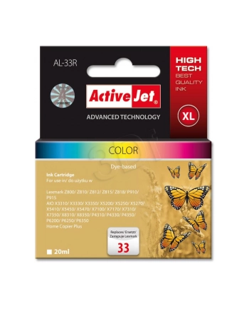 ActiveJet AL-33R tusz kolorowy do drukarki Lexmark (zamiennik Lexmark 33 18C0033E) nr 2