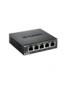 D-Link 5-port 10/100 Metal Housing Desktop Switch - nr 25