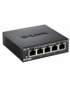 D-Link 5-port 10/100 Metal Housing Desktop Switch - nr 45