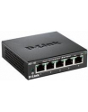 D-Link 5-port 10/100 Metal Housing Desktop Switch - nr 55