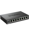 D-Link 8-port 10/100 Metal Housing Desktop Switch - nr 39