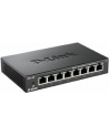 D-Link 8-port 10/100 Metal Housing Desktop Switch - nr 42