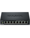 D-Link 8-port 10/100 Metal Housing Desktop Switch - nr 45