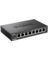 D-Link 8-port 10/100 Metal Housing Desktop Switch - nr 54