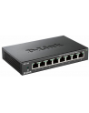 D-Link 8-port 10/100 Metal Housing Desktop Switch - nr 84