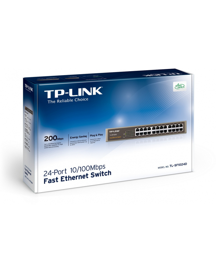 TP-Link TL-SF1024D Switch Rack 24x10/100Mbps główny