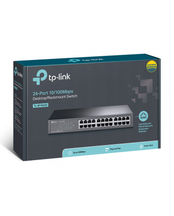 TP-Link TL-SF1024D Switch Rack 24x10/100Mbps