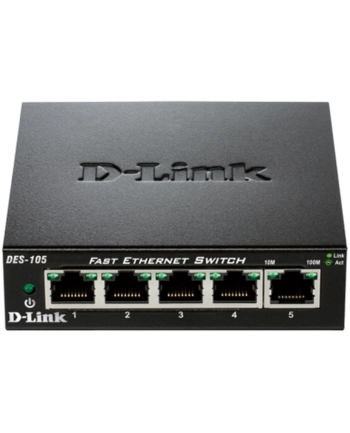 D-Link 5-port 10/100 Metal Housing Desktop Switch nr 1
