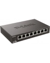 D-Link 8-port 10/100 Metal Housing Desktop Switch - nr 54
