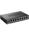 D-Link 8-port 10/100 Metal Housing Desktop Switch - nr 60