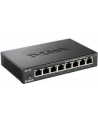 D-Link 8-port 10/100 Metal Housing Desktop Switch - nr 63