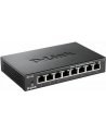 D-Link 8-port 10/100 Metal Housing Desktop Switch - nr 73