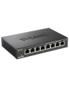 D-Link 8-port 10/100 Metal Housing Desktop Switch - nr 75
