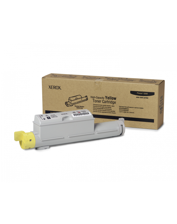 Toner Xerox Phaser 6360 12k yellow, 106R01220 główny