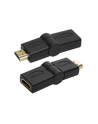 Adapter kątowy HDMI typ A męski do żeński - nr 11