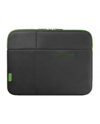 13.3'' etui AIRGLOW;1x kom.,neopren,czarna z zielonym nr 1
