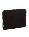 13.3'' etui AIRGLOW;1x kom.,neopren,czarna z zielonym - nr 2