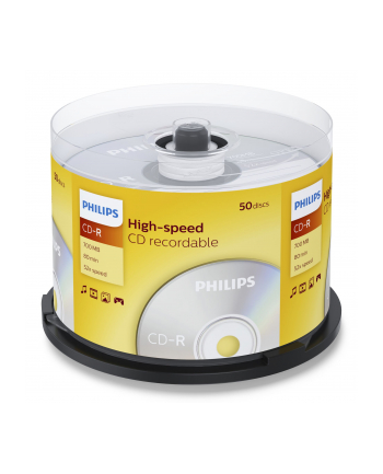 Płytki PHILIPS CD-R 700MB 52x cake 50