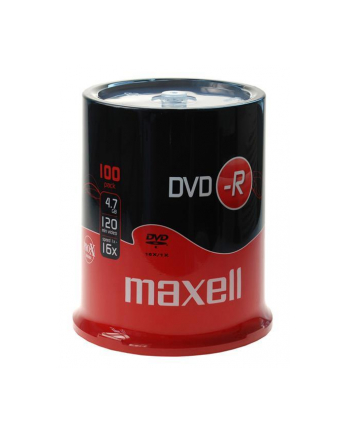 Płytki  MAXELL DVD-R 4,7 16x cake 100