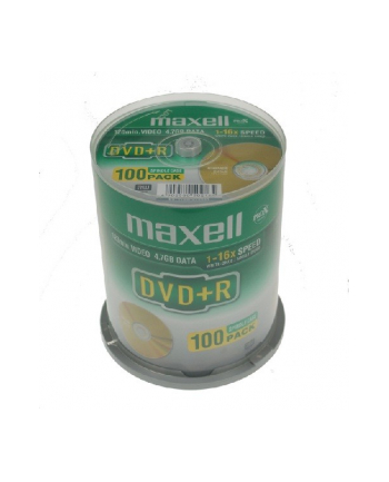 Płytki MAXELLDVD+R 4,7 16x cake 100