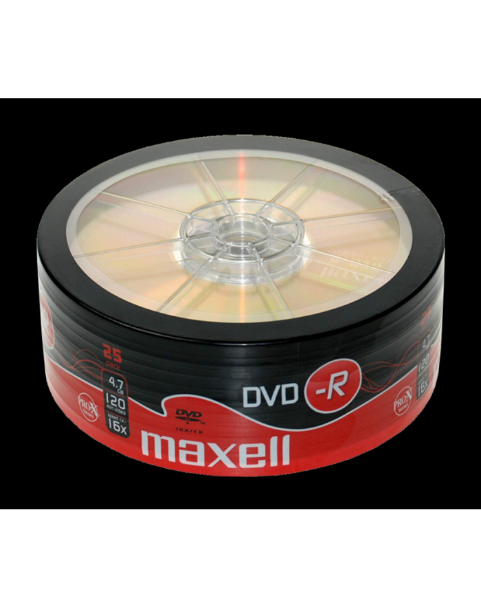 Płytki MAXELL DVD-R 4,7 16x szpindel 25 główny