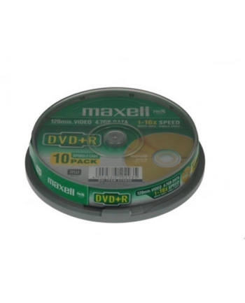 Płytki MAXELL DVD+R 4,7 16x cake 10