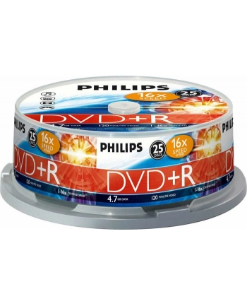 Płytki PHILIPS DVD+R 4,7 16x cake 25 nr 2