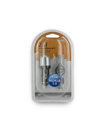 4World zestaw ładujący GSM 2in1 Samsung, USB i samochód 12-24V nr 1
