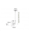 Uchwyt do TV sufitowy 10-30'''' 50 - 85 cm 30kg Maclean MC-504A B max vesa 200 czarny - nr 24