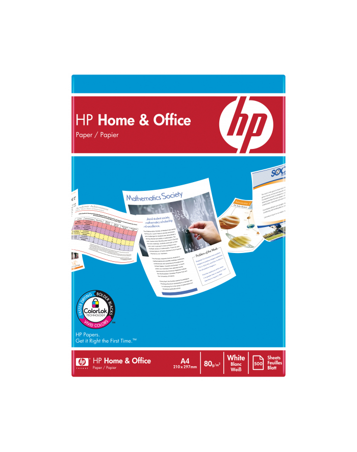 Papier HP Home Office Paper, A4, 500 ark., 80 g/m2 główny
