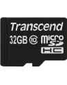Transcend memory card Micro SDHC 32GB Class 10 + Adapter - nr 32