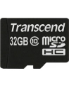Transcend memory card Micro SDHC 32GB Class 10 + Adapter - nr 48