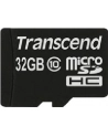 Transcend memory card Micro SDHC 32GB Class 10 + Adapter - nr 53