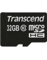 Transcend memory card Micro SDHC 32GB Class 10 + Adapter - nr 55