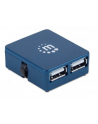 Manhattan Hub USB 2.0 4 porty Micro - nr 25