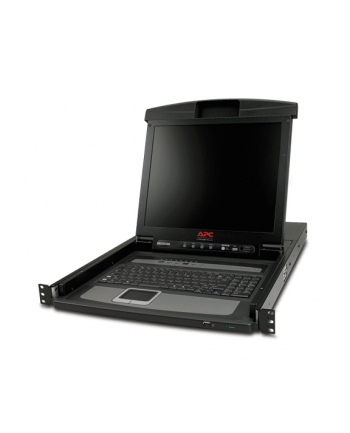 APC 17'' LCD KVM Console PS2/USB 1U with integrated 8 port analog KVM switch