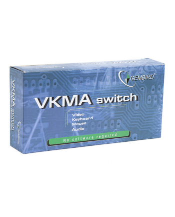 Gembird KVM PS/2+audio  Switch dla 4 komputerów automatyczny