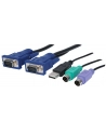 Intellinet KVM przełącznik 8 portów combo USB + PS/2 rack 19'' OSD - nr 14