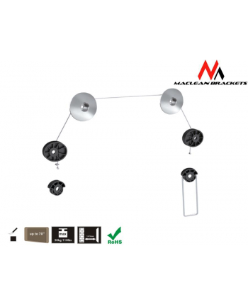 Uchwyt wieszak do TV LED 32-55'''' Maclean MC-557 max vesa 800 50kg