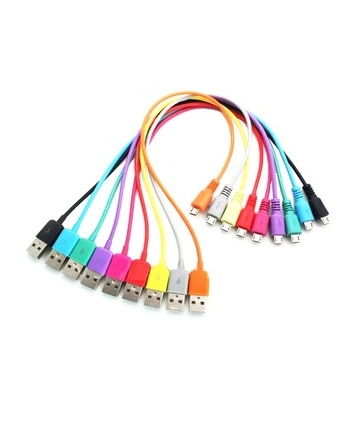 Kabel USB 2.0 MICRO 5pin, AM / B MICRO transfer/ładowanie 1.0m niebieski nr 1