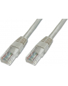 Patch cord kat.5e UTP CU AWG 26/7, szary 0,25m - nr 4