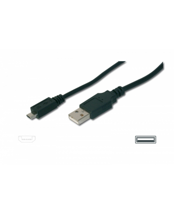 Kabel USB2.0 A/M - mikro B/M 1m