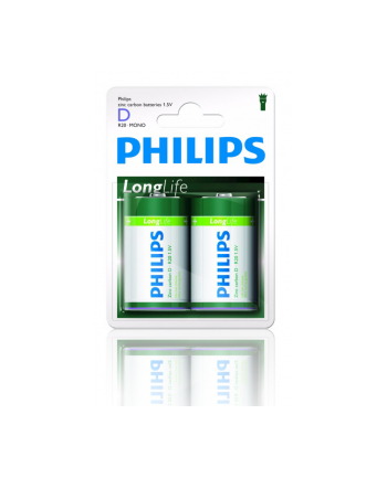 Bateria PHILIPS R20L2B/10 LONGLIFE ( idealna do zegarów  kalkulatorów  pilotów i radia )