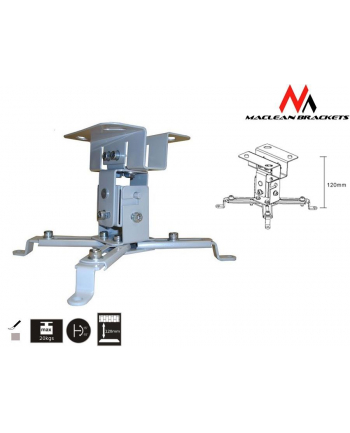 Maclean MC-582 sufitowy uchwyt do projektora 12cm 20kg