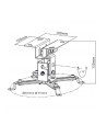 Maclean MC-582 sufitowy uchwyt do projektora 12cm 20kg - nr 20