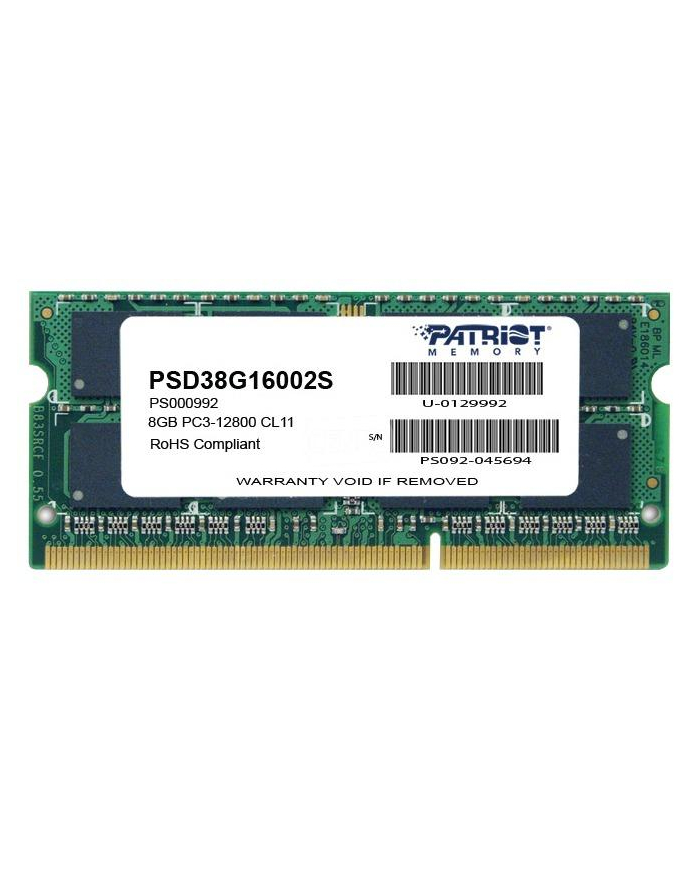 SODIMM DDR3 8GB 1600MHz CL9 główny