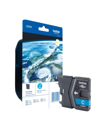 Tusz Brother LC985C cyan Blister Pack | 260str | DCPJ125/J515/J220/J265/J410 nr 2