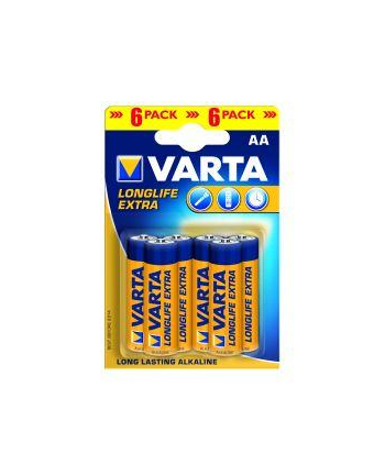 Baterie VARTA Longlife Extra LR6/AA 6szt