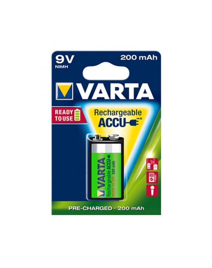 Akumulator VARTA Power Accu 200mAh 6F22/9V 1szt główny