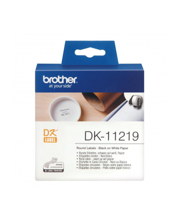 Etykiety Brother DK11219   12 mm 1/2 średnica  - 1200 etykiet
